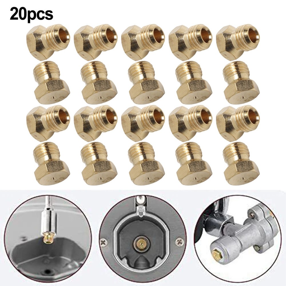 Propane Grill Conversion Kit with 20pcs Copper Nozzles for Easy Switching