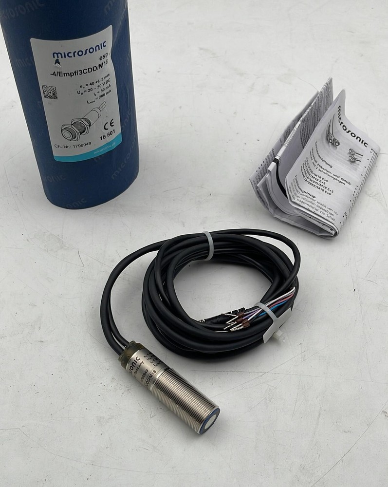Microsonic ESP-4/Empf/3CDD/M18 Sensor