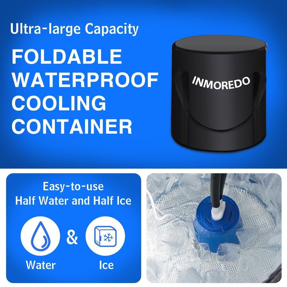 Portable Ice Machine for Knee After Surgery, Cold Therapy Machine with Progra...