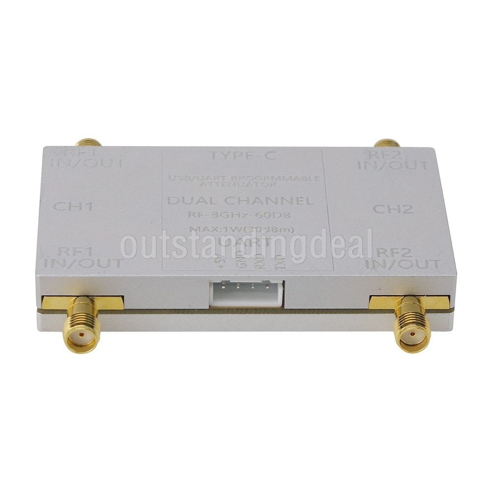 RF-8GHz-60DB Programmable Attenuator + Type-C Cable + Offline Main Control Board