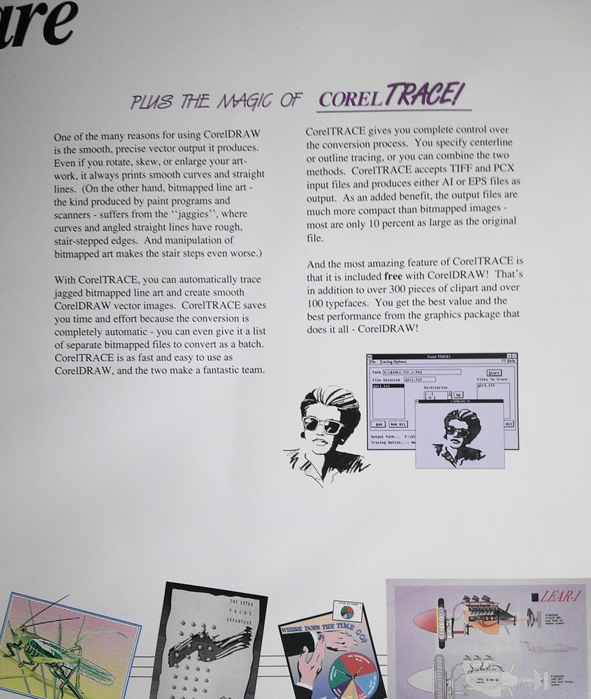 Add Flair! CorelDRAW! Brochure, 1990