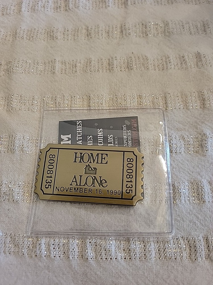 Ghost Patch Home Alone Movie Ticket Challenge Coin