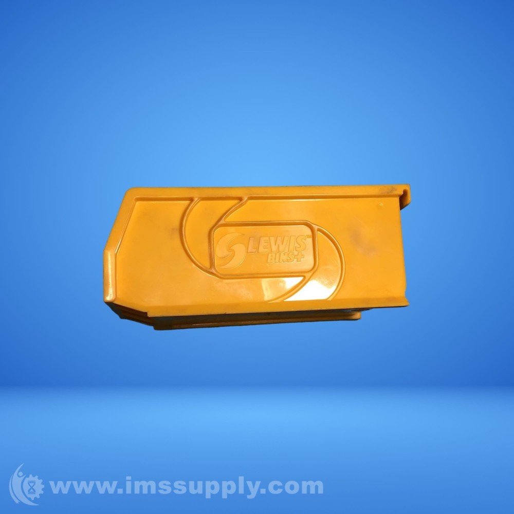 LewisBins+ PB74-3 Yellow Hang and Stack Bin USIP