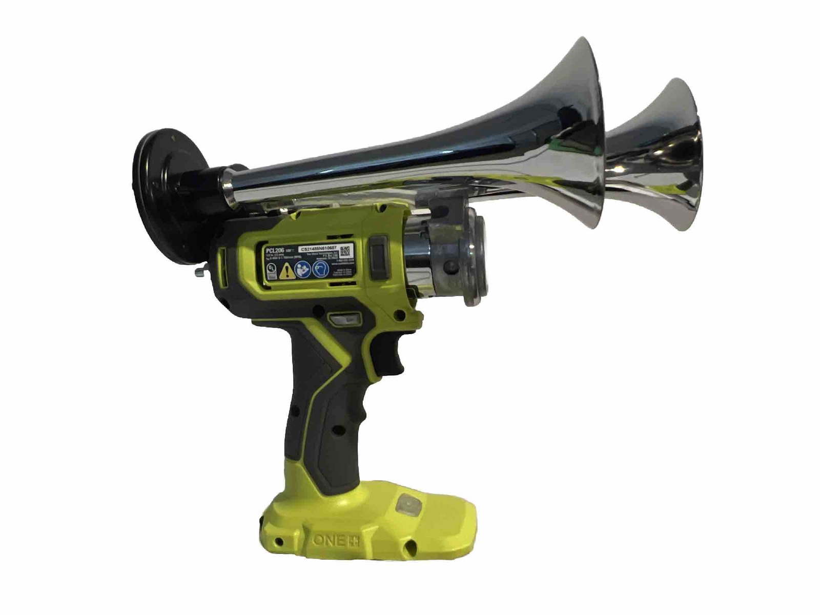 Ryobi 18v  Impact drill air train horn (chrome Version)