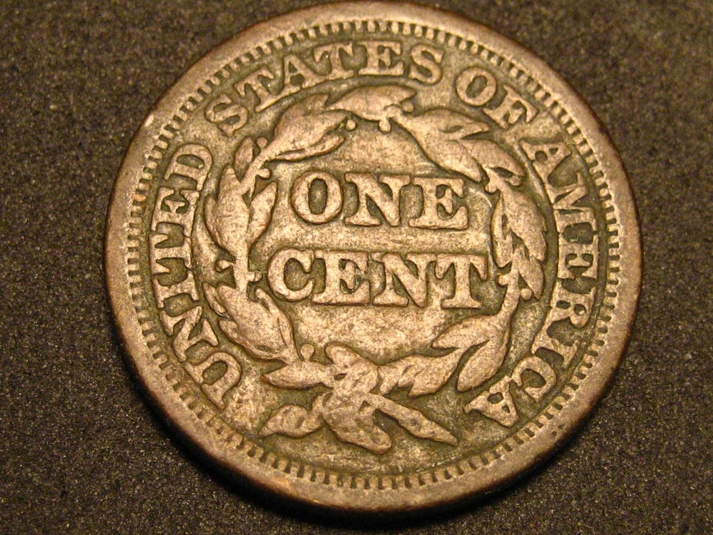 1848 Braided Hair Large Cent