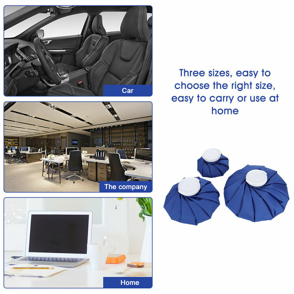 1/3PCS Ice Bags Packs Knee Neck Reusable Cold Relief Pain Headache Sport Injury