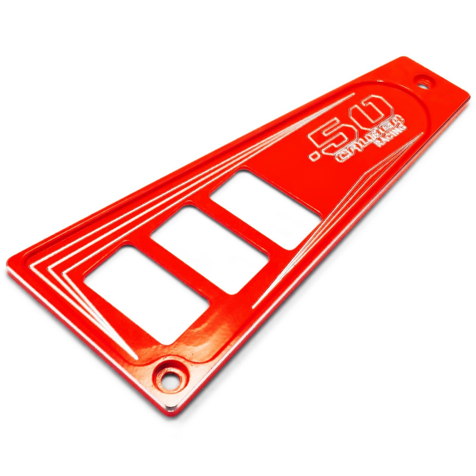 2pc Ride Command 4 Place Dash Switch Panel Polaris RZR XP1000 900 1000 Turbo Red