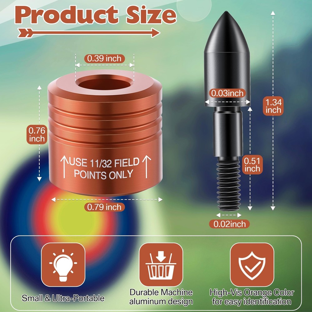 2 Pack Crossbow Bolt Decocking Point Crossbow Arrow Release Tip