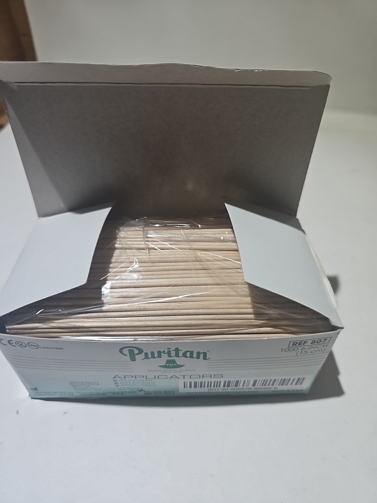 6" Wood Applicators 1000ct. SEALED