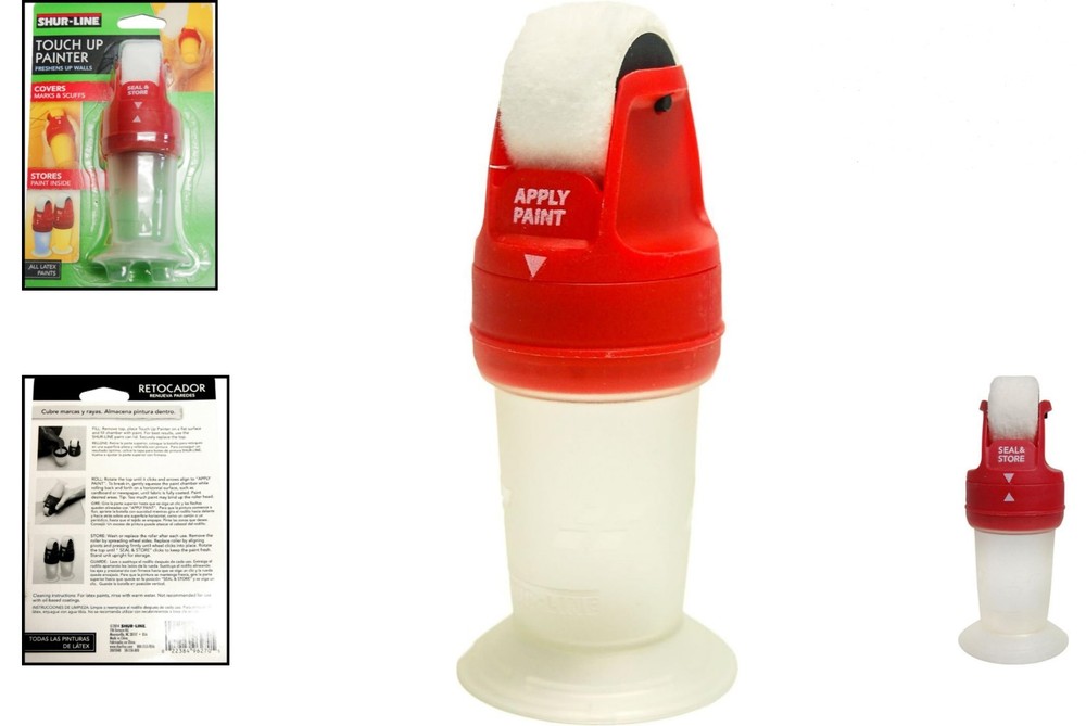 Versatile Water-Based Touch Up Painter with Fabric Roller - 350 sq ft Coverage