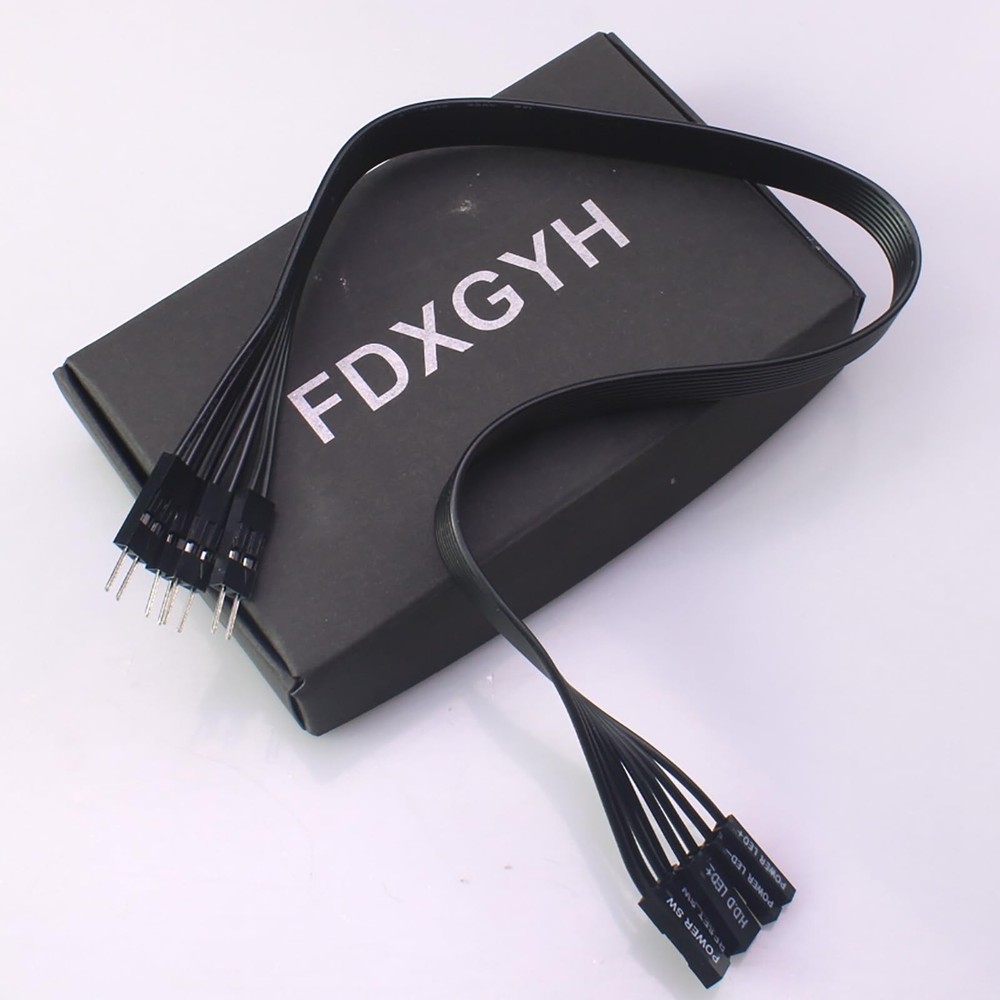 Motherboard Extension Wire Set Silver-Plated Plug Mainboard Switch Hard Disk ...