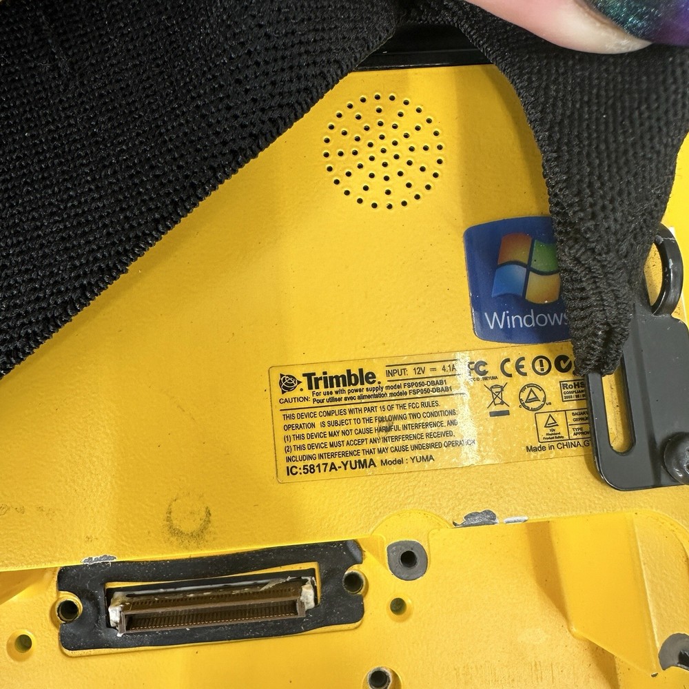 Trimble Yuma Tablet 7in Multi Touchscreen GPS Rugged Computer Parts ONLY READ