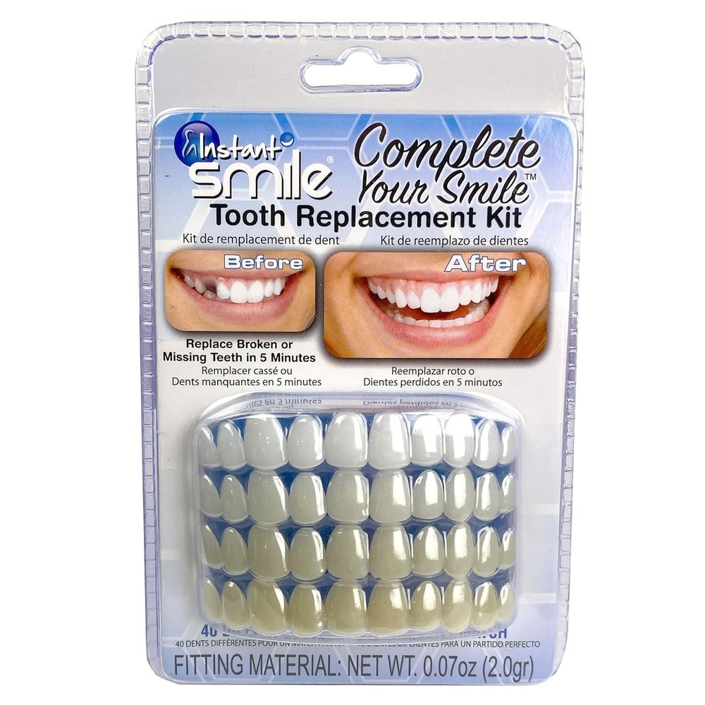 Complete Your Smile Temporary Tooth Replacement Kit - Fast & Realistic Solution