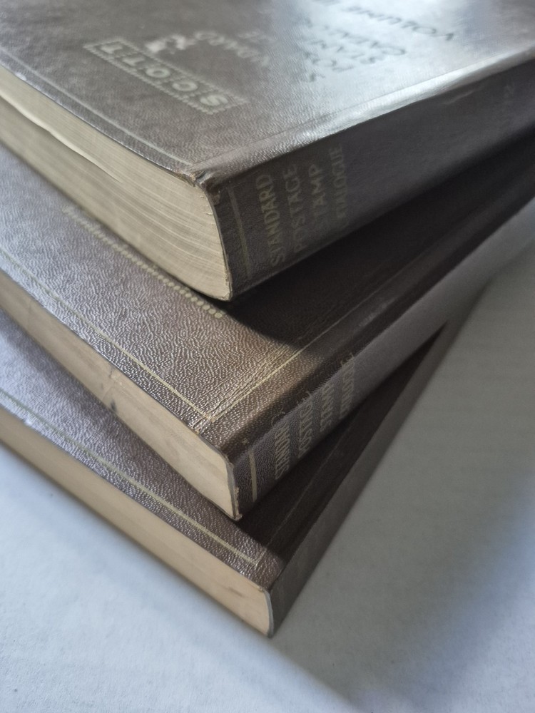Scott Standard Postage Stamp Catalogue 1972 3 Volumes Reference Estimations