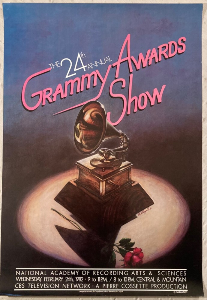 Grammy Awards Show 1982 Promo Poster M