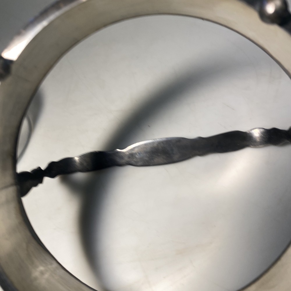 K.S Ornate Condiments Server Dutch Scenes & Handle Footed.