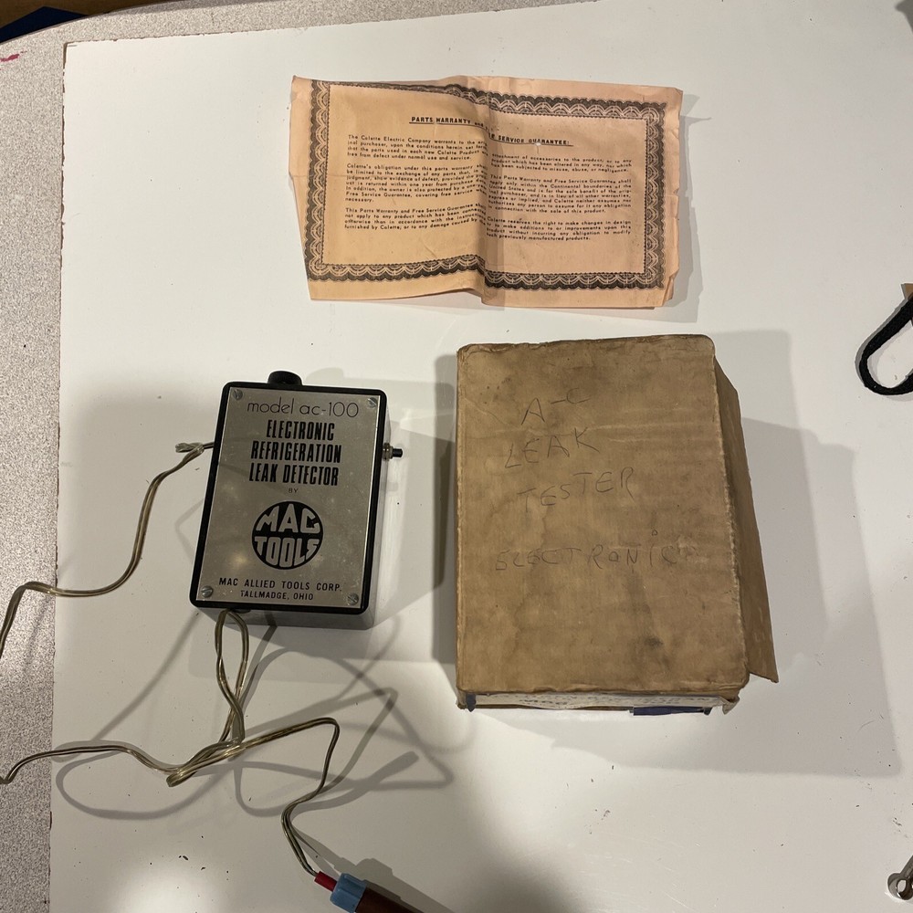 Mac Allied tools Halogen-REFRIGERANT LEAK DETECTOR Model AC-100