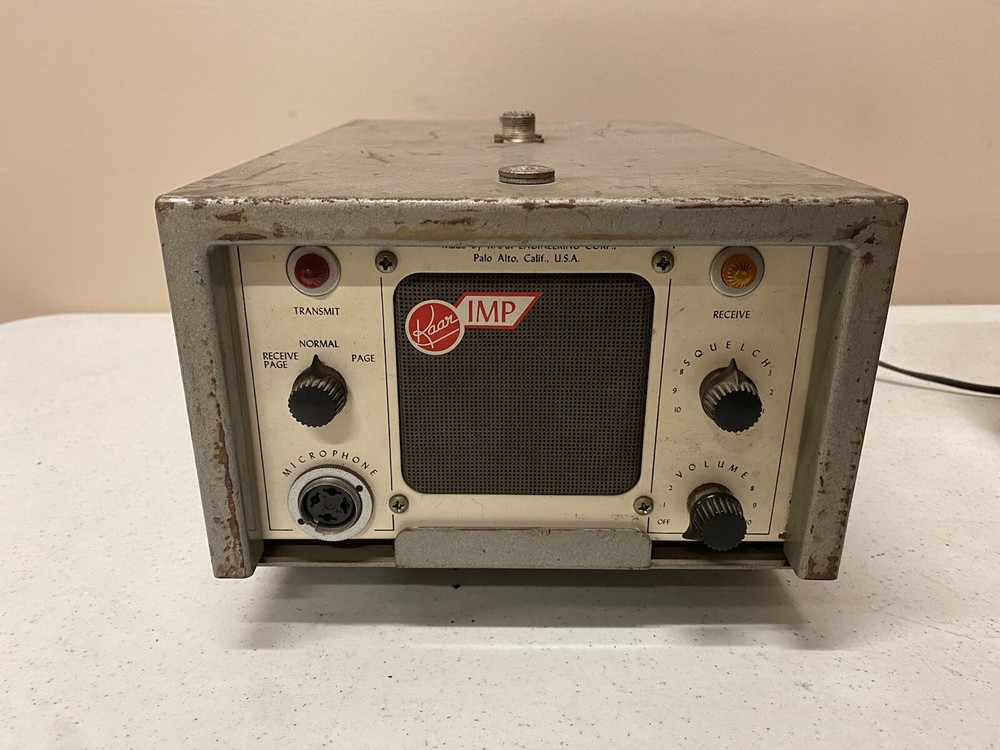 Vintage Kaar Engineering IMP Radio Transmitter Radio Receiver