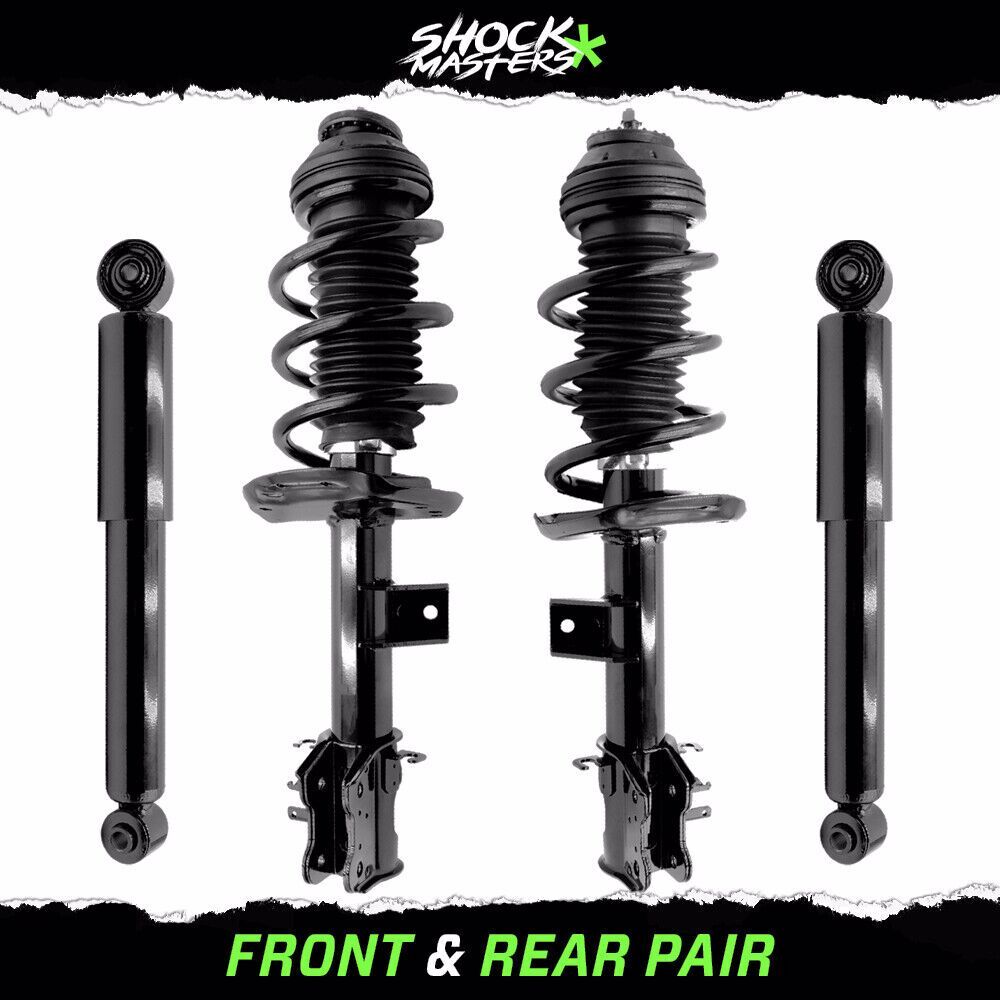 Set 4 Front Complete Struts Rear Shocks For 2012-2017 Fiat 500