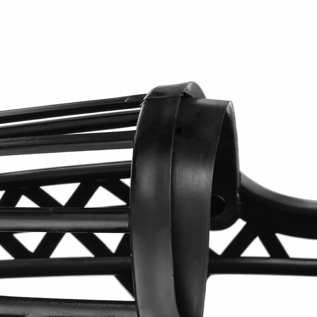 Large Pet Dog Basket Muzzle Mouth Cover Mesh Cage NoBarking Biting Chewing Black