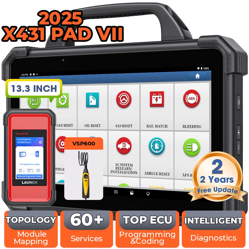 LAUNCH X431 PAD VII ELITE PAD 7 PRO Diagnostic Scanner Key Programming Coding