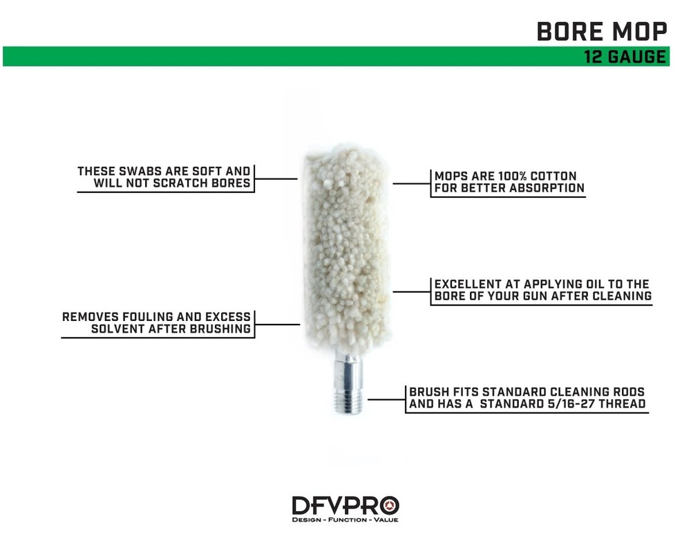 12 Gauge Mops 10 Pack
