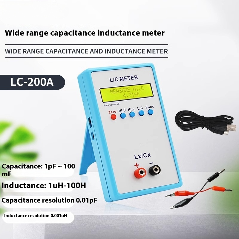 LC‑200A Inductance Capacitance Meter Handheld L/C Meter Electric Multimeter