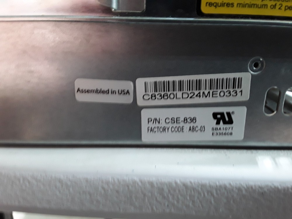 SuperChassis 836BE1C-R1K03JBOD