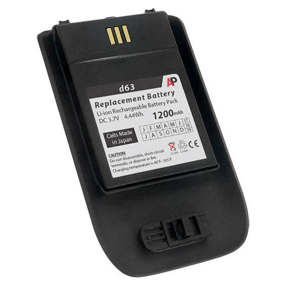 Replacement Battery for Ascom d63 Phone. 1200mAh