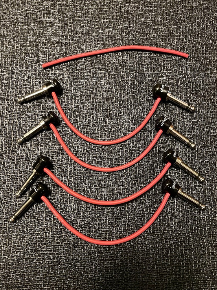 George L’s Patch Cables 6” Guitar Pedal Patch Cables 4 Pack