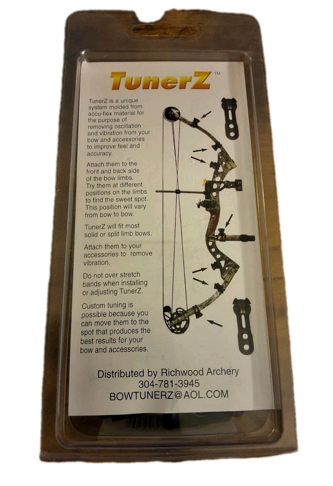 TunerZ Archery Compound Bow Limb Vibration Dampener Kit