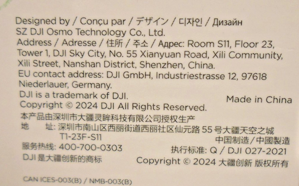 DJI Mic Mini Transmitter Wireless Lavalier Microphone Ultralight Black Free Ship