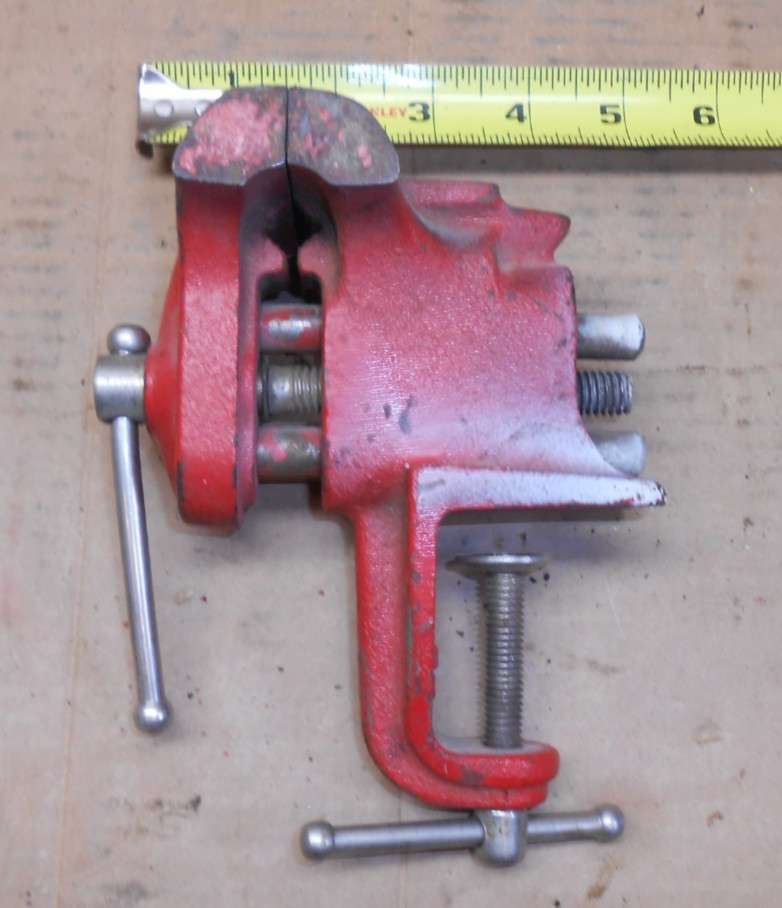 Red Bench Table Clamp on 3" Vise 5247