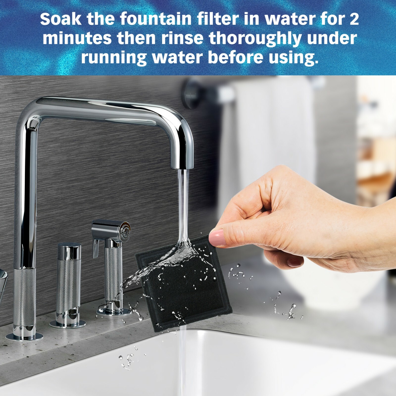 Filters for Aqua Fountain Aqua Cube, Aqua Falls & PetSafe Current, Pack of 12