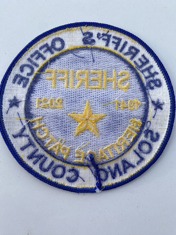 Solano County Sheriff Heritage shoulder patch RARE