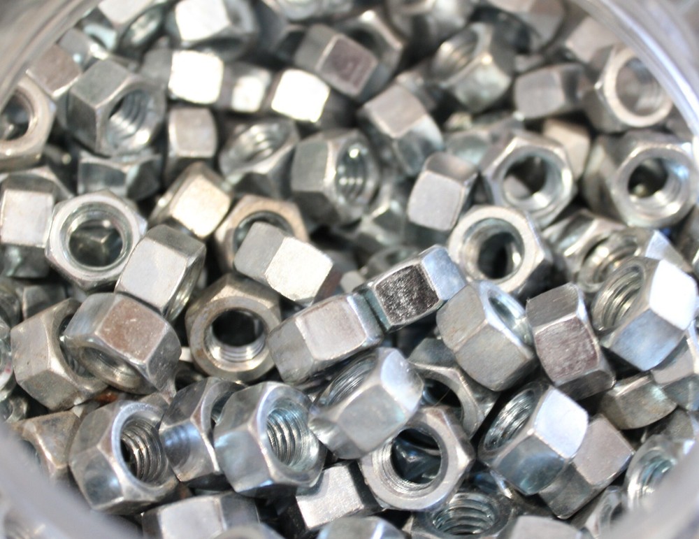 5/16" Hex Nuts Package of 100 each