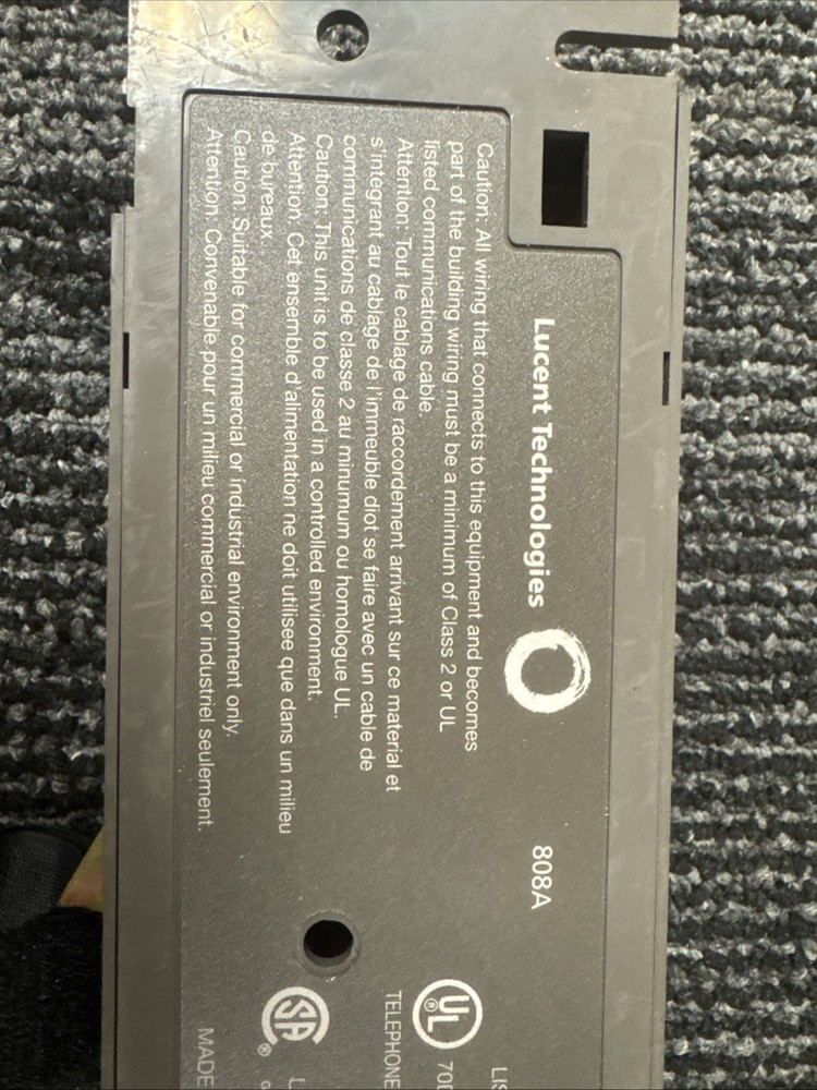 Avaya Lucent 808A Emergency Transfer Panel