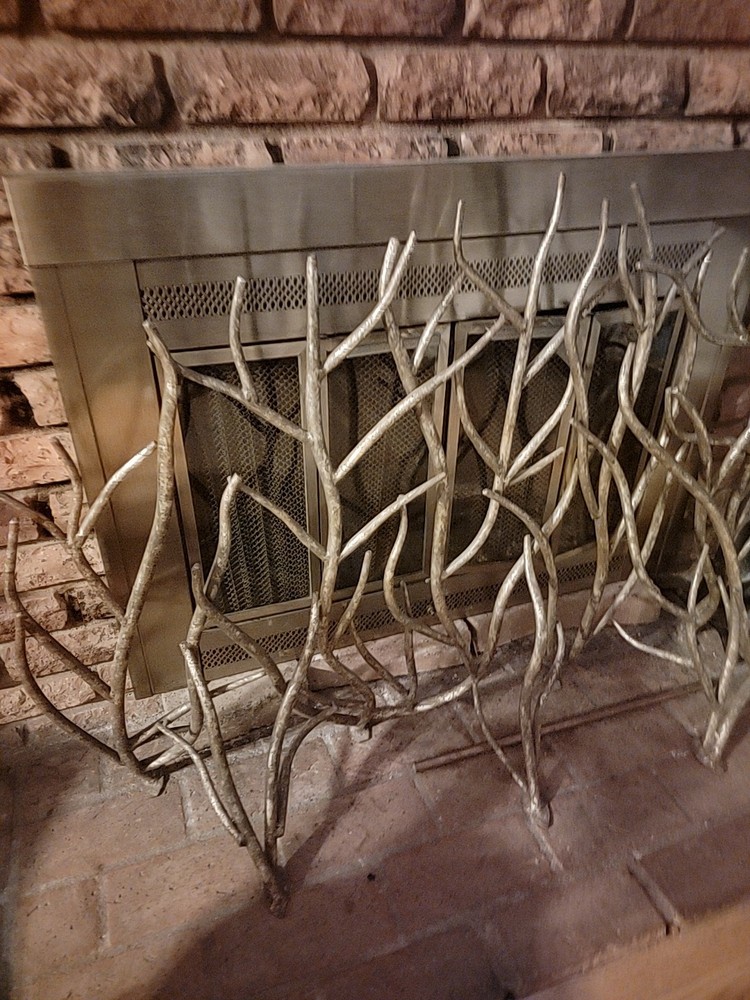 Golden Branch Fire Place Screen