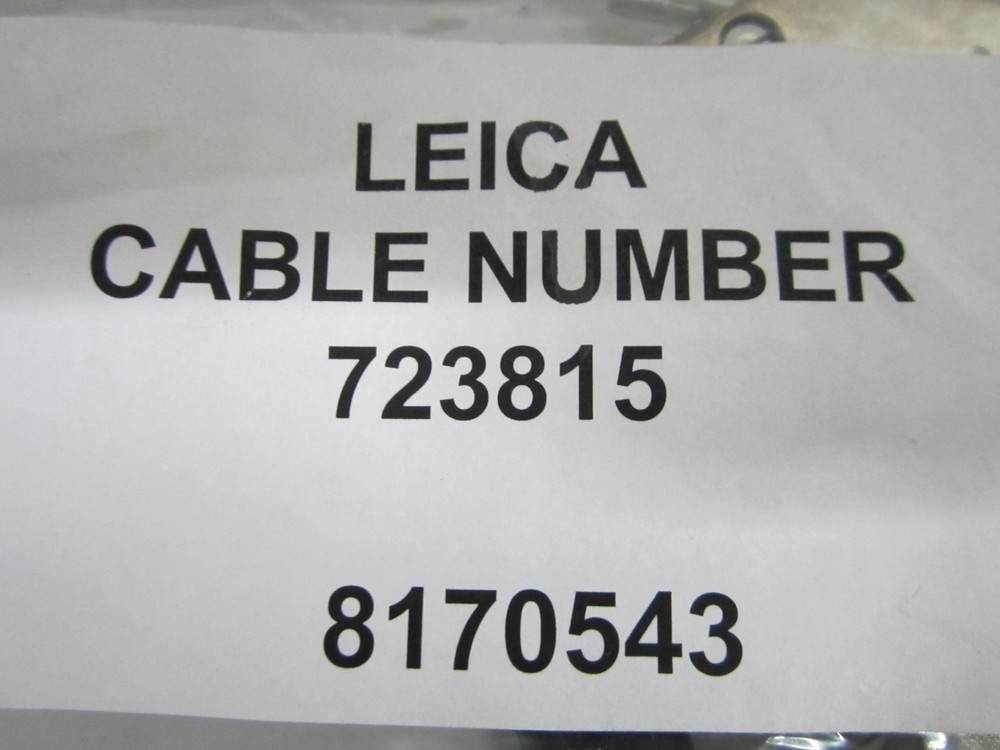 MICROSCOPE PART LEICA CABLE 723815 FOR CAMERA VIDEO OPTICS BIN#P6-02