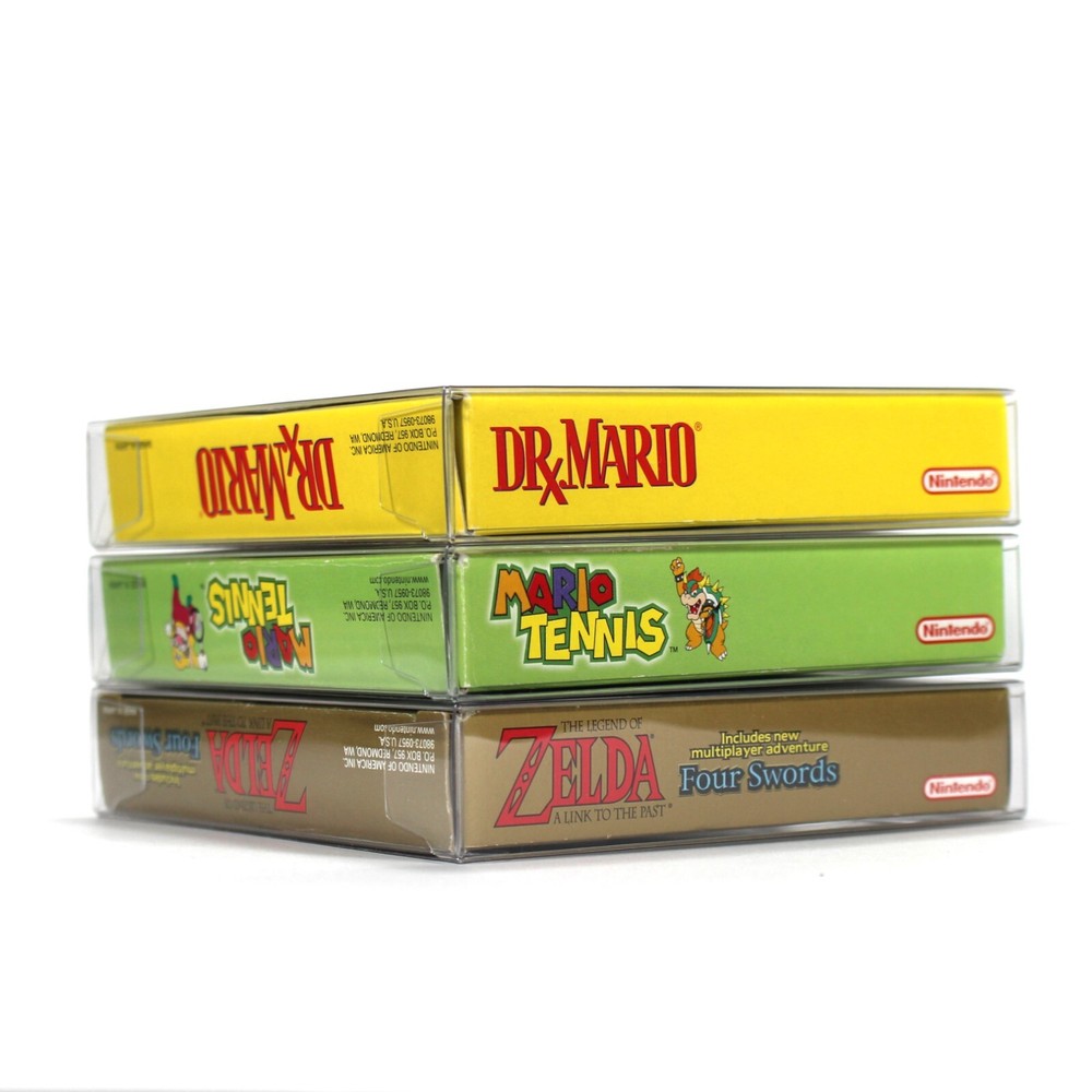 25 Gameboy Virtual Boy Box Protectors clear sleeves Protector CIB protective