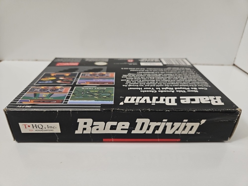 Race Drivin Box Only Authentic Super Nintendo SNES