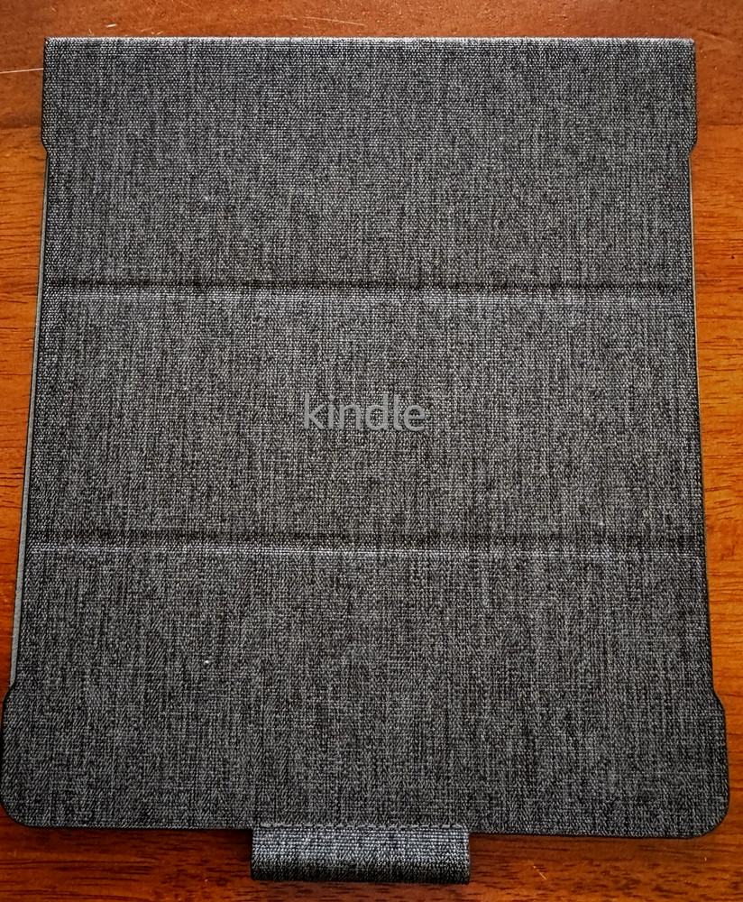 Amazon  Kindle Scribe Fabric Folio Cover with Magnetic Attach Back