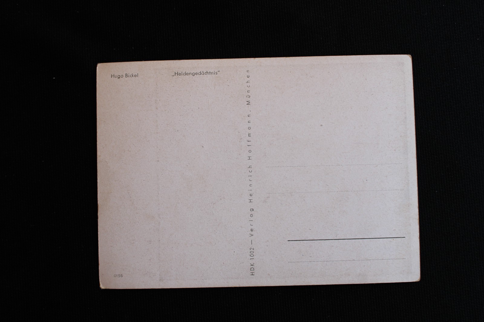 UNUSED WWII GERMAN MILITARY BIBLE CHRISTIAN POSTCARD