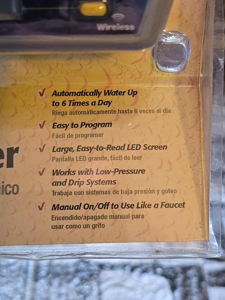 Vigoro Electronic Water Timer 196 036 Programmable Low Pressure Drip Systems NEW