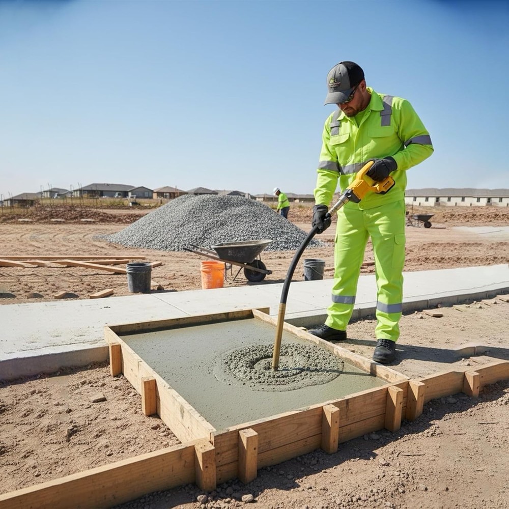 Handheld Concrete Vibrating Tool, Compatible with Dewalt 20V Battery......