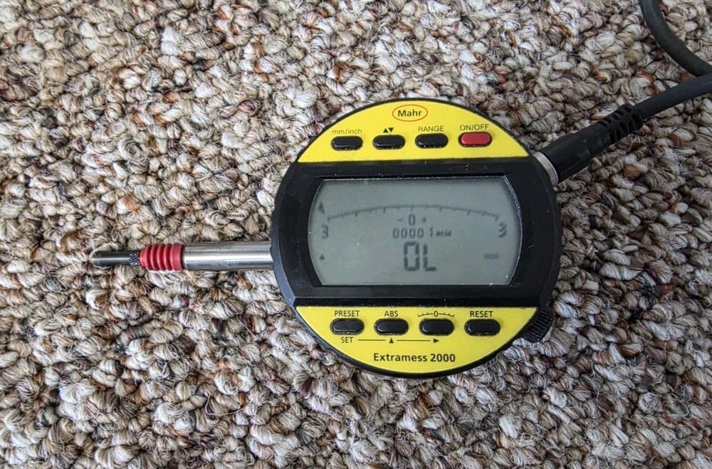 Mahr Inductive Dial Comparator Extramess 2000 Broken Charger READ