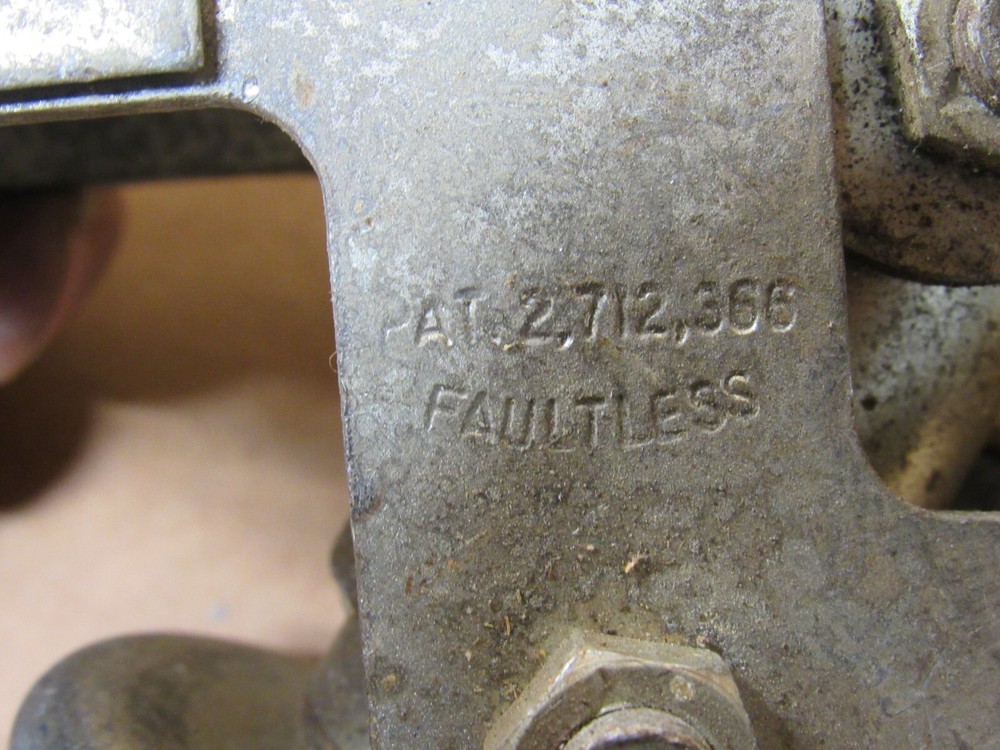 Faultless Adjustable Height Floor Lock Cart Lock Stopper