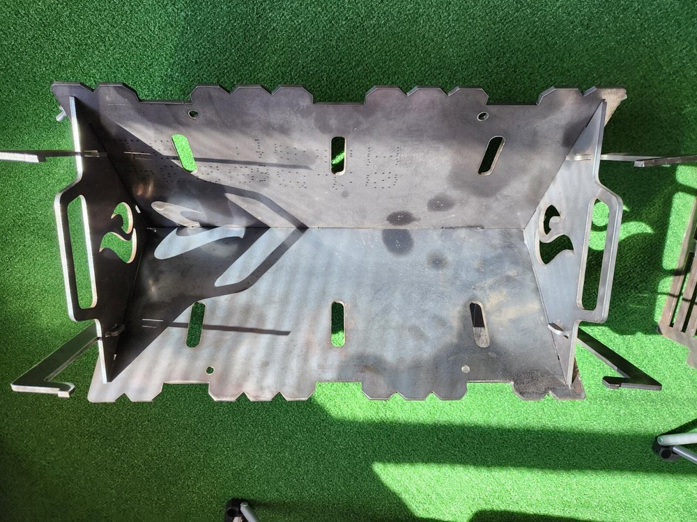 Collapsible Grill and Fire Pit Combo-XL