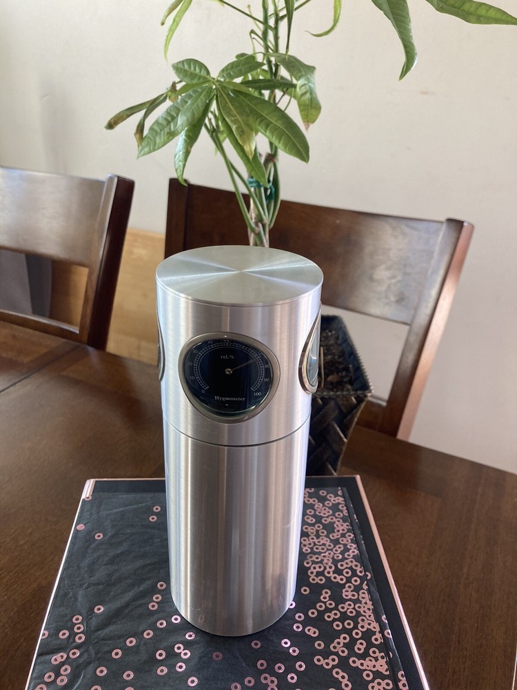 Movado Desk Clock, Thermometer and Hygrometer