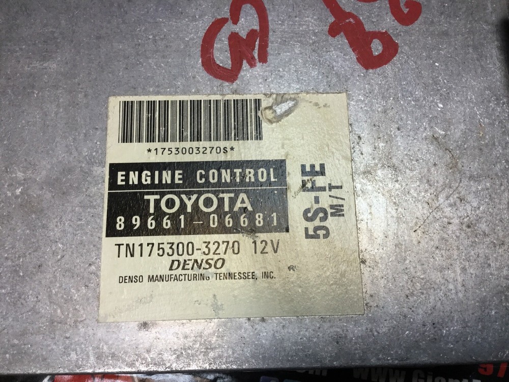 99 TOYOTA SOLARA 4CYL ENGINE BRAIN BOX COMPUTER CONTROL MODULE